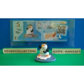 1 Figurine Kinder Les Pingouins 2014 - 2015 avec 1 BPZ ff337