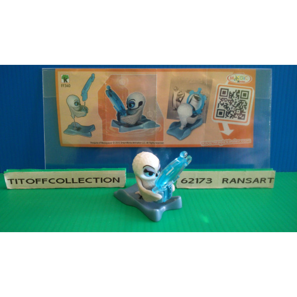 1 Figurine Kinder Les Pingouins 2014 - 2015 avec 1 BPZ ff340
