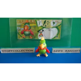 1 Figurine Kinder Katoons 2014 - 2015 avec 1 BPZ ff003
