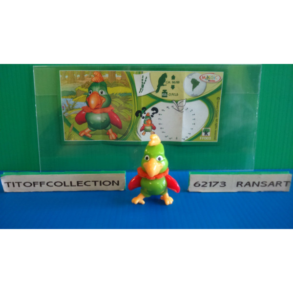 1 Figurine Kinder Katoons 2014 - 2015 avec 1 BPZ ff003