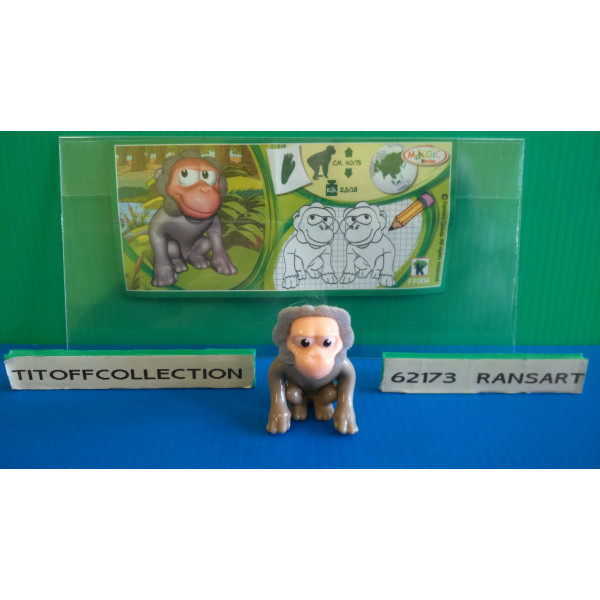 1 Figurine Kinder Katoons 2014 - 2015 avec 1 BPZ ff004