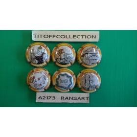 La série de 6 capsules de champagne Générique François 1er