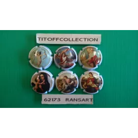 La série de 6 capsules de champagne Comte de Brisfer