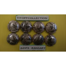 Lot de 5 séries de capsules de champagne Générique TRAVAIL MAIN PLATINE ET OR