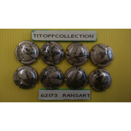 Lot de 5 séries de capsules de champagne Générique TRAVAIL MAIN PLATINE ET OR