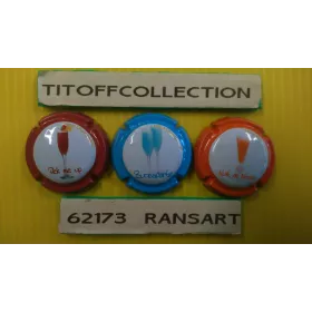 Lot de 5 séries de capsule de champagne Générique COKTAIL