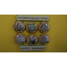 Lot de 5 séries de capsule de champagne Générique FRANCOIS 1ER