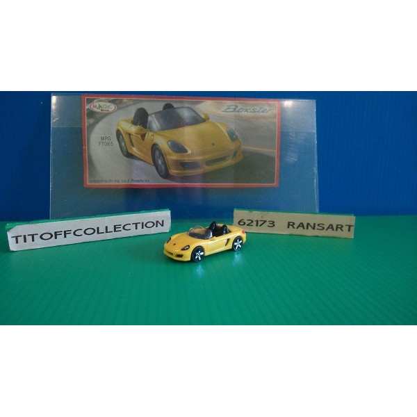 1 Figurine Kinder PORSCHE 2013 - 2014 avec 1 BPZ ft065