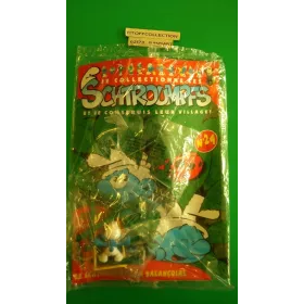 La Figurine Schtroumpf à la balançoire + balançoire 