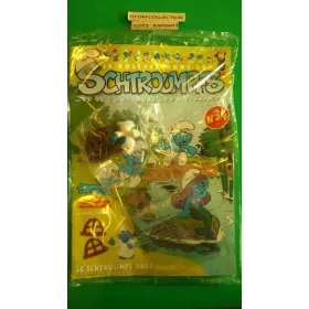 La Figurine Schtroumpf ange + deux fenêtres 
