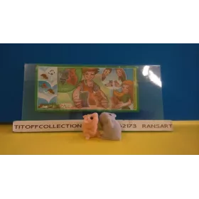 1 Figurine Kinder KATOONS 2013 - 2014 avec 1 BPZ ft025