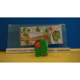 1 Figurine Kinder GOMOVE 2013 - 2014 avec 1 BPZ