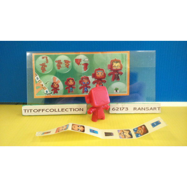 1 Figurine Kinder MIXART 2013 - 2014 avec 1 BPZ