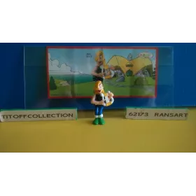 1 Figurine kinder ASTÉRIX 2012 - 2013 avec 1 BPZ