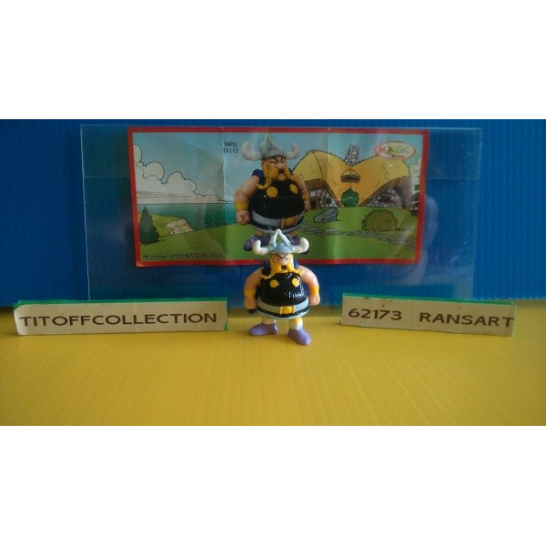 1 Figurine kinder ASTÉRIX 2012 - 2013 avec 1 BPZ