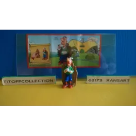 1 Figurine kinder ASTÉRIX 2012 - 2013 avec 1 BPZ