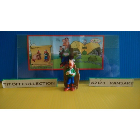 1 Figurine kinder ASTÉRIX 2012 - 2013 avec 1 BPZ