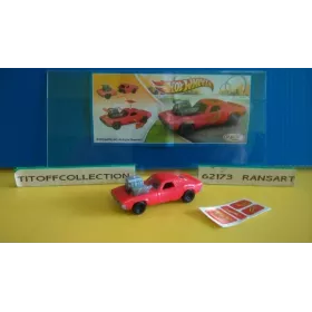 1 Figurine kinder HOTWHEELS  2012 - 2013 avec 1 BPZ