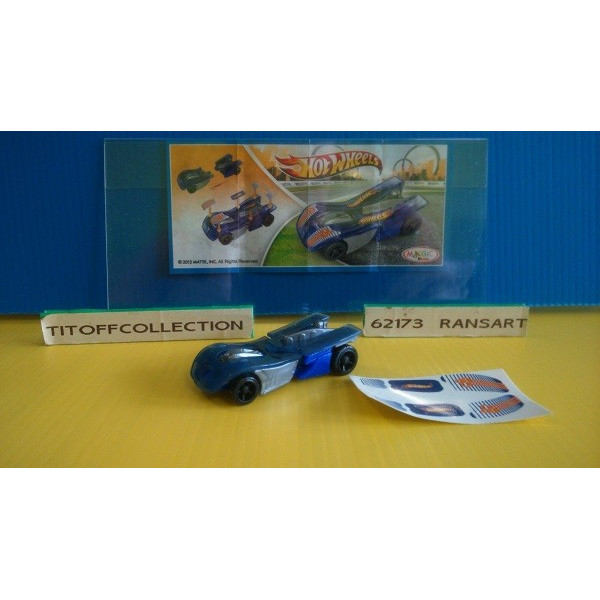 1 Figurine kinder HOTWHEELS  2012 - 2013 avec 1 BPZ