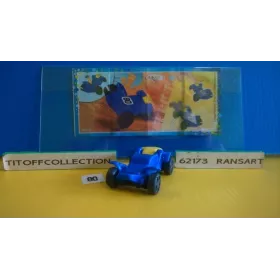 1 Figurine kinder GOMOVE  2012 - 2013 avec 1 BPZ