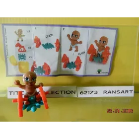 1 Figurine Kinder infinimix  2015 - 2016 avec 1 BPZ