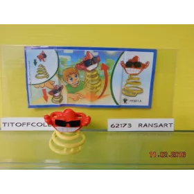 1 Figurine Kinder gomove  2014 - 2015 avec 1 BPZ