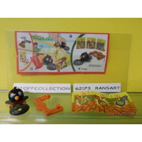 1 Figurine Kinder angry birds  2014 - 2015 avec 1 BPZ ff601