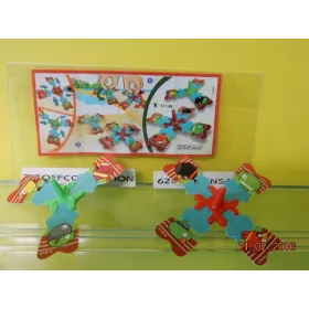 1 Figurine Kinder angry birds  2014 - 2015 avec 1 BPZ ff140