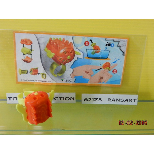 1 Figurine Kinder fingers games  2014 - 2015 avec 1 BPZ ff554