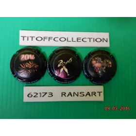 la série de 3 capsules de champagne guillette brest 2016