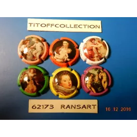 la série de 6 capsules de champagne BOLAND- NOMINé (tableaux)