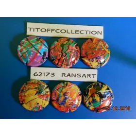 la série de 6 capsules de champagne générique 