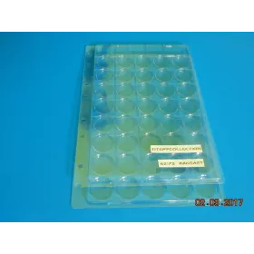 1 plaque pour 40 capsule de champagne 210 sur 300 transparentes avec couvercle 