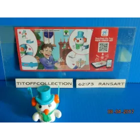 1 Figurine Kinder  noel   SD-2016-2017 avec 1 BPZ