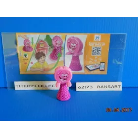 1 Figurine Kinder mixart SD-2016-2017 avec 1 BPZ