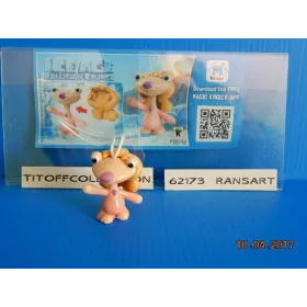 1 Figurine Kinder ice-age  2015 - 2016 avec 1 BPZ fs615j