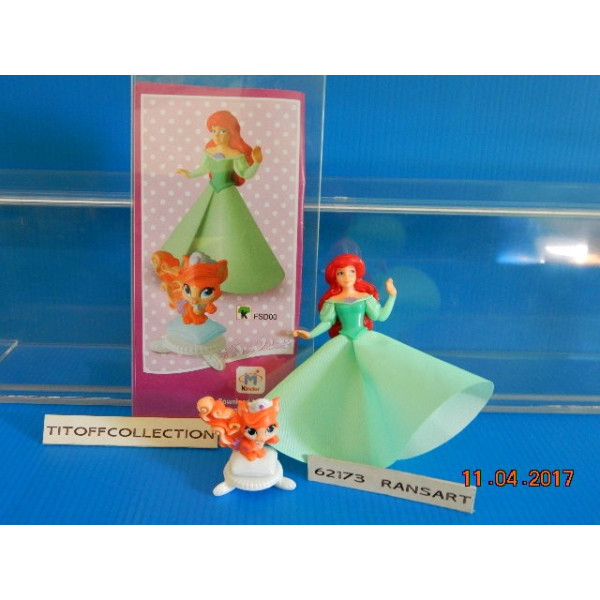 1 Figurine Kinder disney princess  maxi  2015 - 2016 avec 1 BPZ fsd00