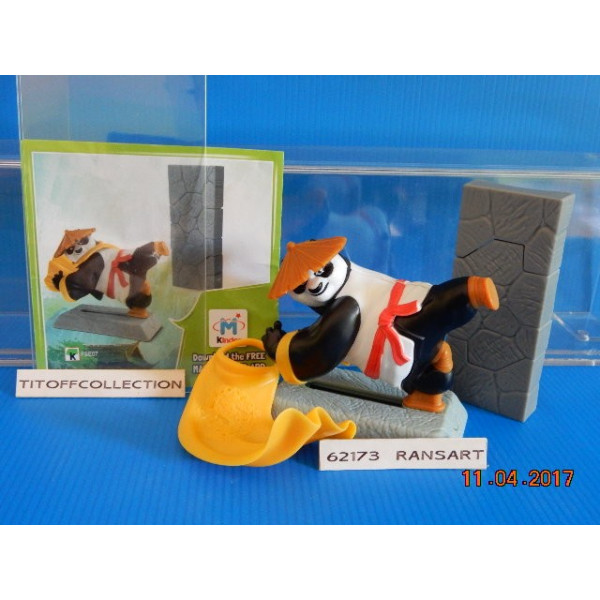 1 Figurine Kinder kungfu panda 3   maxi  2015 - 2016 avec 1 BPZ fse07