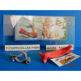 1 Figurine Kinder gomove fs - 2015- 2016 avec 1 BPZ fs064a