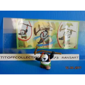 1 Figurine Kinder kunf fu panda 3 fs - 2015- 2016 avec 1 BPZ fs278
