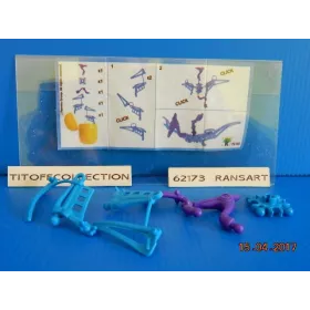 1 Figurine Kinder infinimix  2015 - 2016 avec 1 BPZ