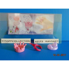 1 Figurine Kinder 2015 - 2016 avec 1 BPZ fs169