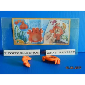 1 Figurine Kinder mixart 2015 - 2016 avec 1 BPZ fs253