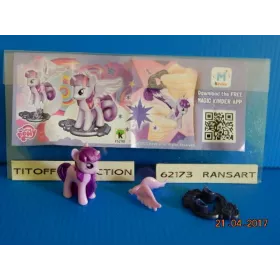 1 Figurine Kinder pony 2015 - 2016 avec 1 BPZ fs298