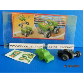 1 Figurine Kinder sprinty 2015 - 2016 avec 1 BPZfs026