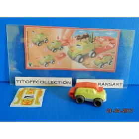 1 Figurine Kinder sprinty 2015 - 2016 avec 1 BPZ fs035a