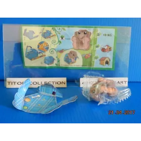 1 Figurine Kinder katoons  2015 - 2016 avec 1 BPZ fs009