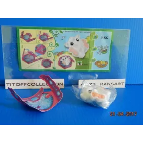 1 Figurine Kinder katoons 2015 - 2016 avec 1 BPZ fs010