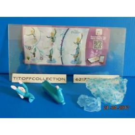 1 Figurine Kinder disney frozen SD-2016-2017 avec 1 BPZ