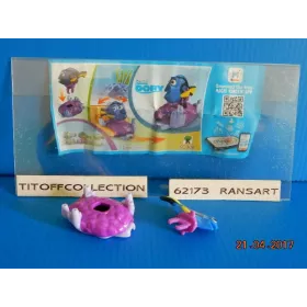 1 Figurine Kinder disney dory SD-2016-2017 avec 1 BPZ